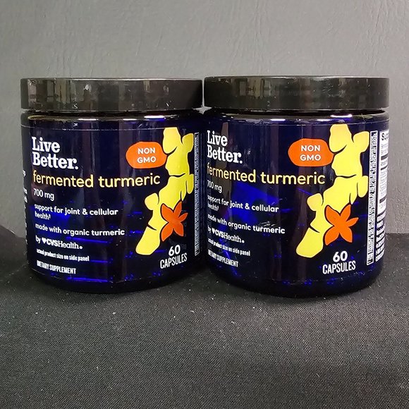 Live Better Fermented Tumeric 2 pack New Exp 04/2024 - Picture 4 of 4